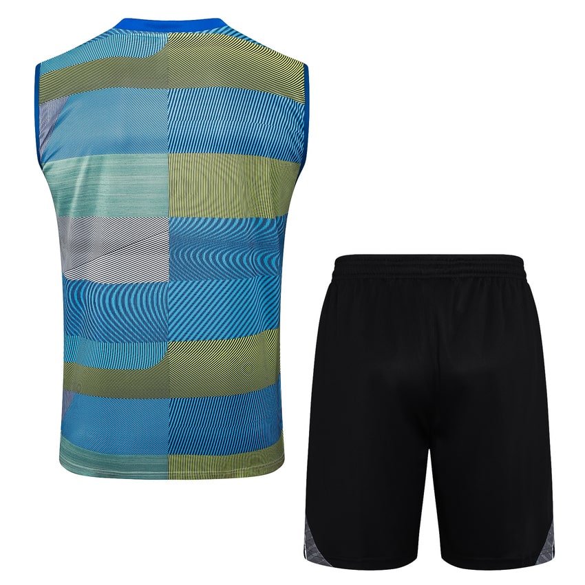 Debardeur Short Real Madrid 2024 2025 Bleu Vert