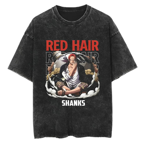 T-Shirt One Piece Shanks Red Hair