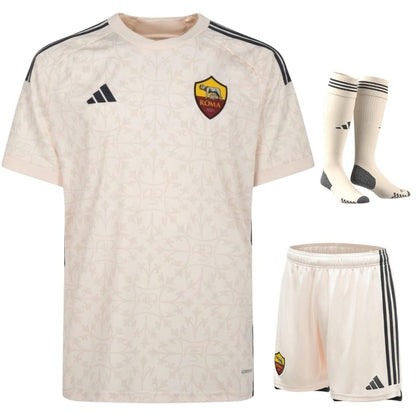 Maillot Kit Enfant AS Roma Extérieur 2023 2024