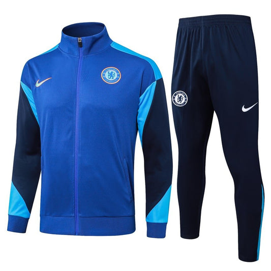 Survetement Chelsea Veste 2024 2025 Bleu Ciel
