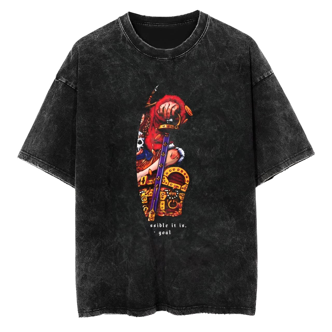 T-Shirt One Piece Luffy Gold