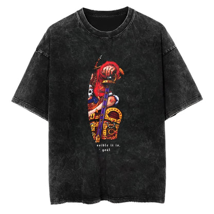 T-Shirt One Piece Luffy Gold
