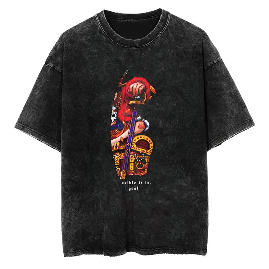 T-Shirt One Piece Luffy Gold