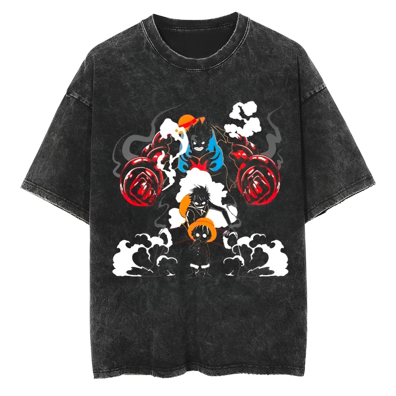 T-Shirt One Piece Luffy Evolve