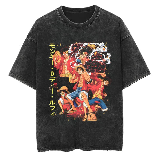 T-Shirt One Piece Luffy Gears