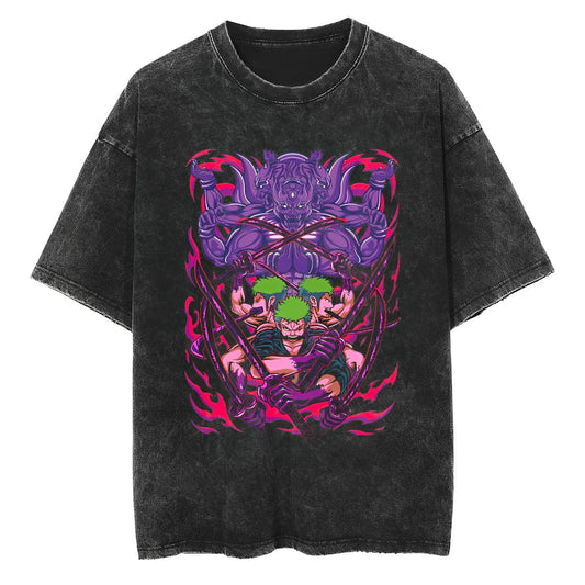 T-Shirt One Piece Zoro Ashura